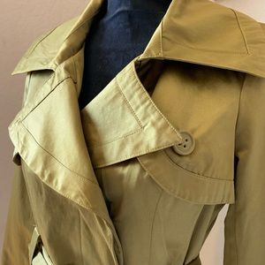 SOLD: bebe Satin Trenchcoat